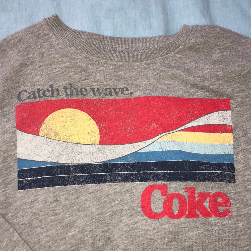 Coca-cola long sleeve t-shirt (slightly crop)